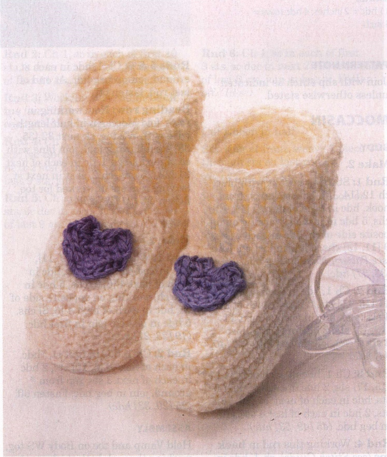 Sweetheart Baby Booties
