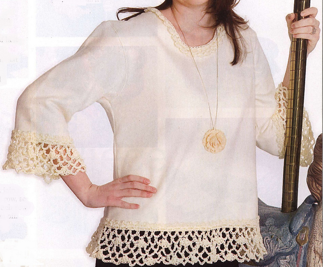 Lacy Shells Sweatshirt