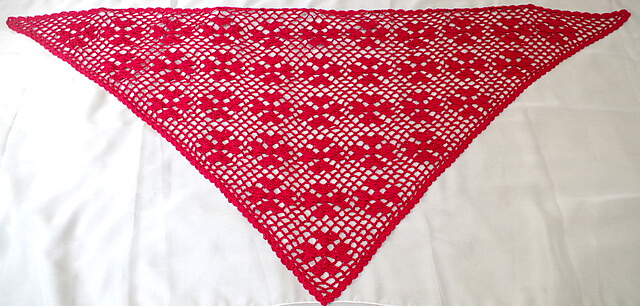 Clover Heart Shawl