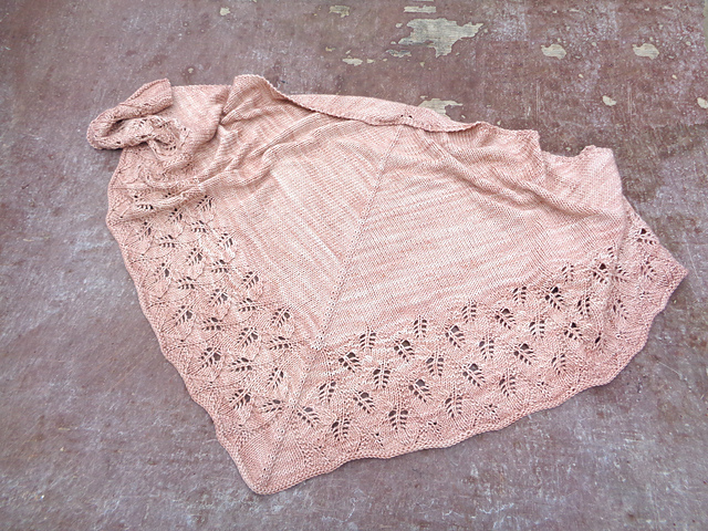 Dusty Rose Shawl
