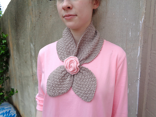 Rose Ascot Scarf