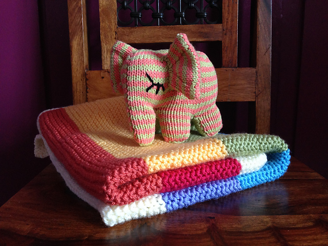 Garter Stitch Baby Blanket