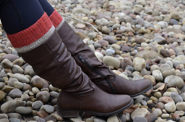 Sock Monkey Boot Cuffs