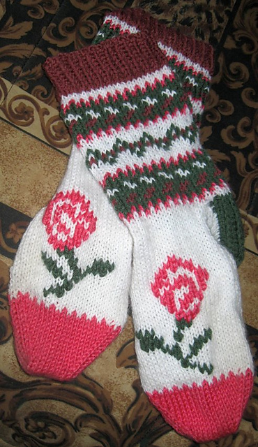 Country Floral Socks