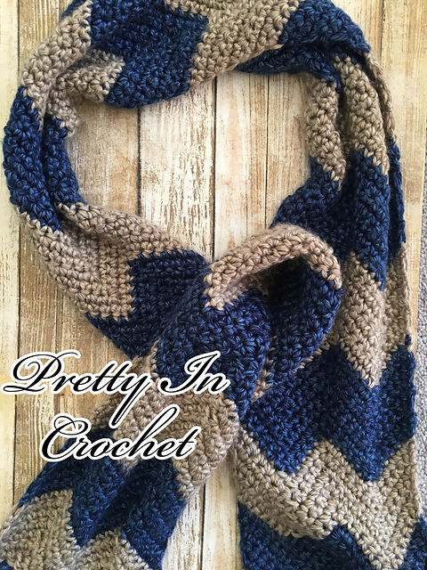 Sand and Sky Ripple Scarf