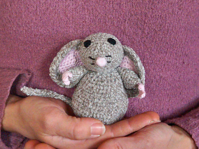 Amigurumi Rassel the mouse
