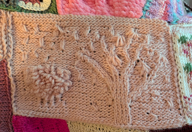 Sheep On The Pasture Afghan Block