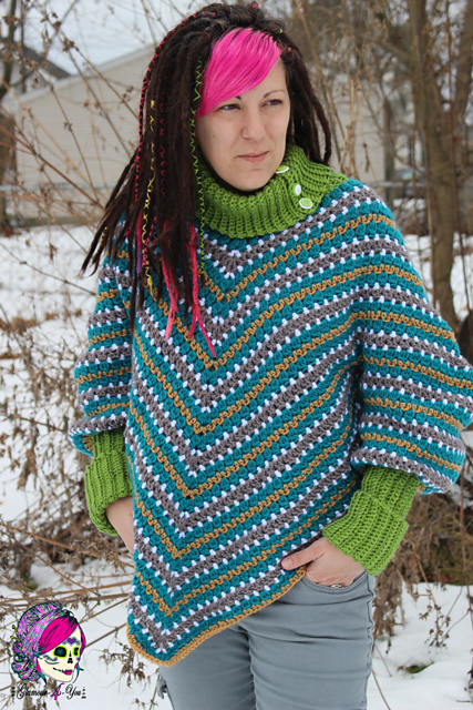 Glamour Fusion Poncho