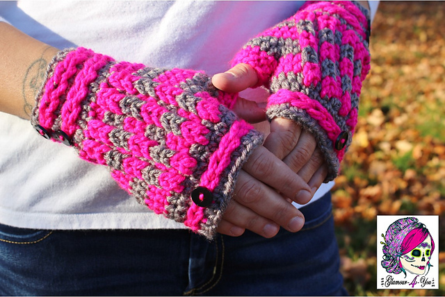 Braided Glam Gloves