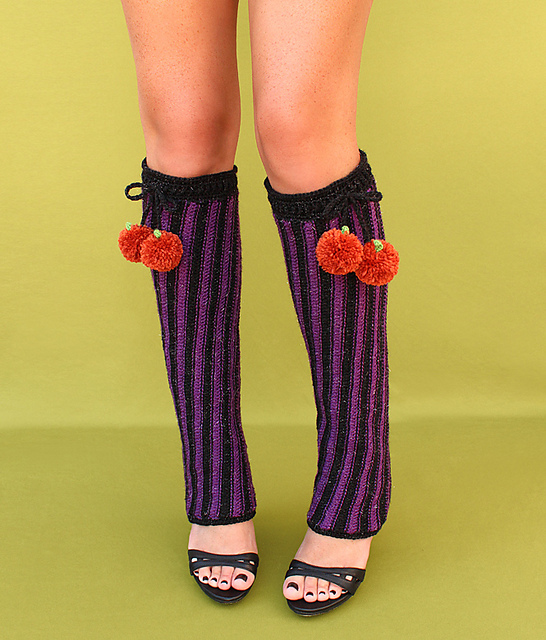 Candy Stripe Leg Warmers