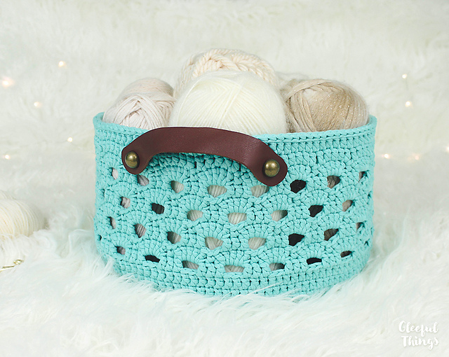 Rustic Lace Basket