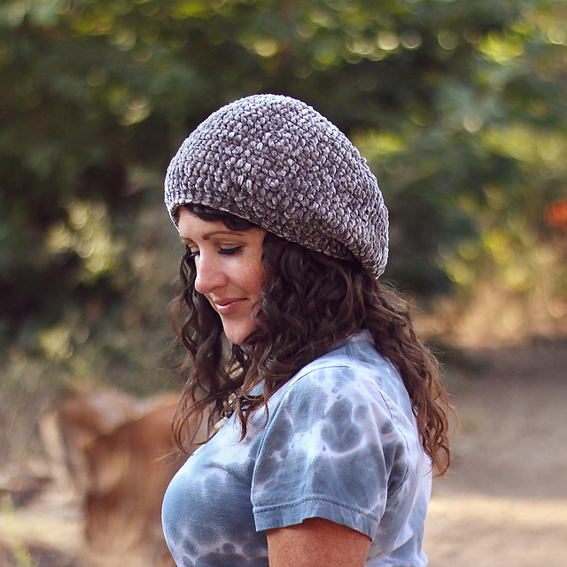 Velvet Slouchy Hat