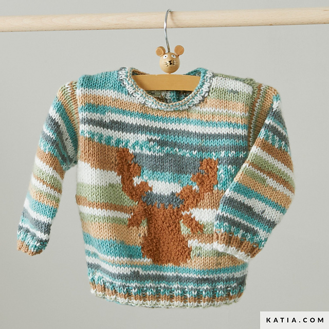 Christmas Baby Jumper in Baby Jacquard