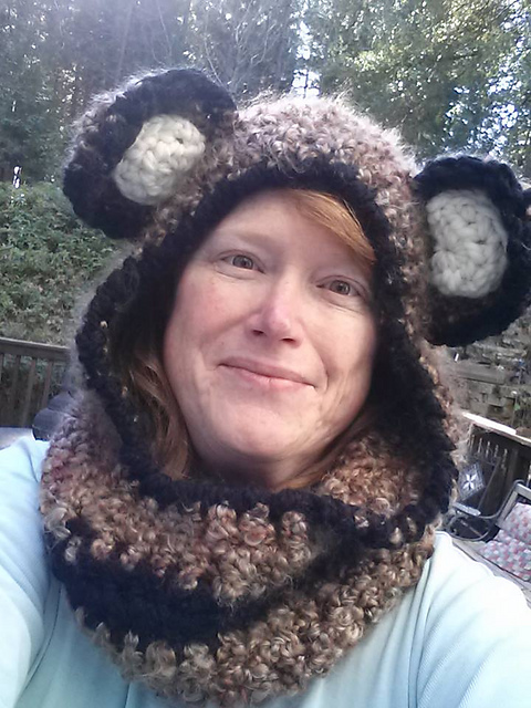 Cuddly Colfax Bear Hooded Cowl