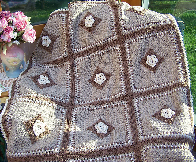 Vanilla Rose Afghan