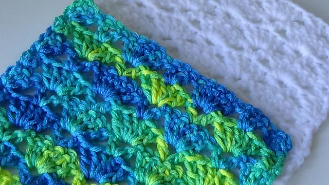 V Stitch Shell Pattern Ravelry: V Stitch Shell pattern by Glenda Winkleman