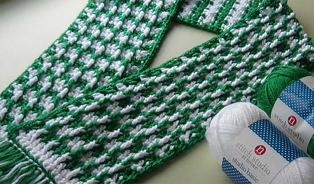 Emerald Snow Scarf