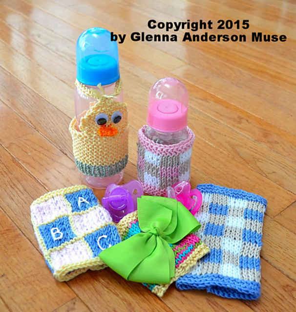 Patterned Baby Bottle Cozies