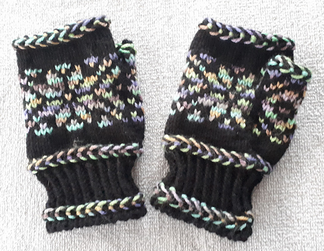 Snowflake Wrist Warmers