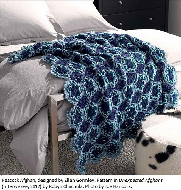Peacock Afghan
