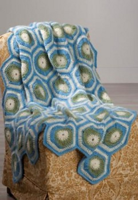 Jiggling Circles Lap throw