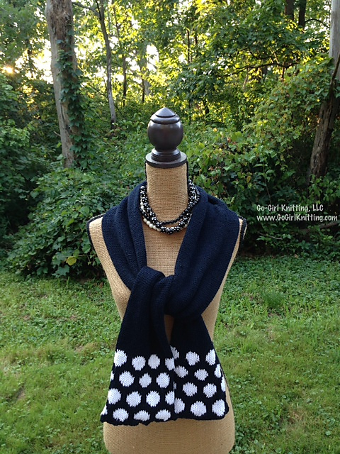 Go-Girl Polka Dot Scarf