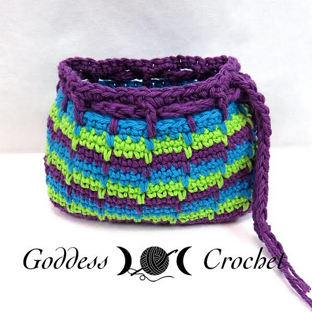 Spike Stitch Makeup Bag