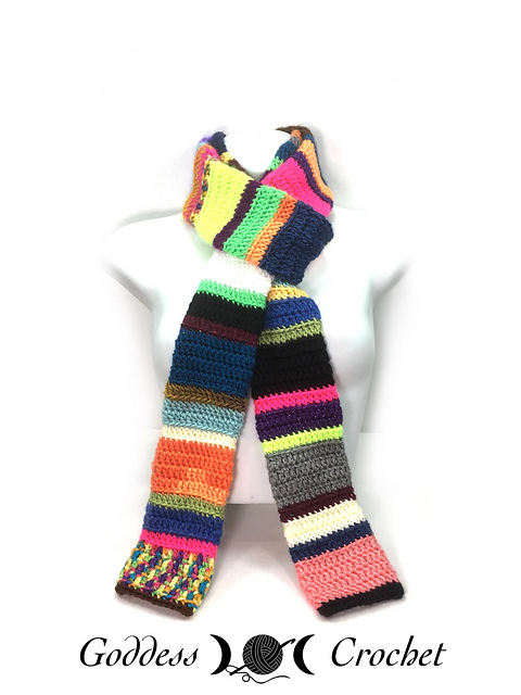 Scrap Happy Tube Scarf