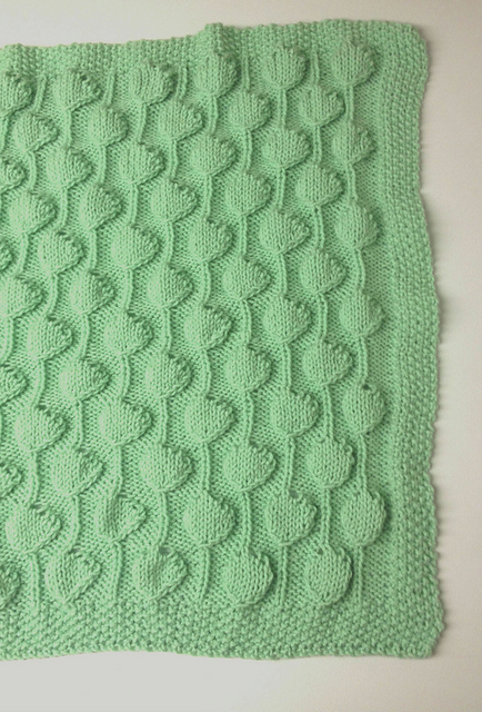 Palm Tree Puff Baby Blanket