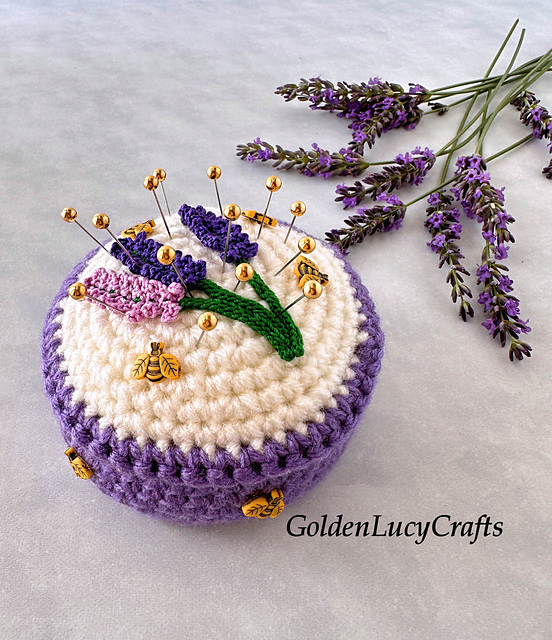 Lavender Pincushion