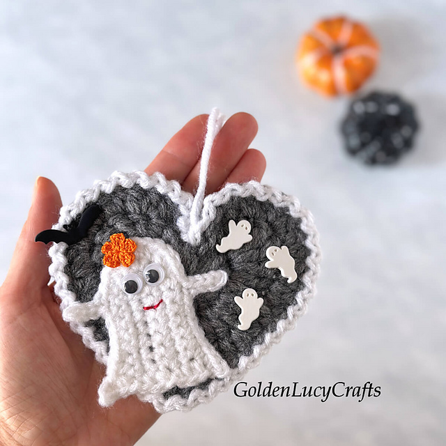 Ghost Heart Ornament