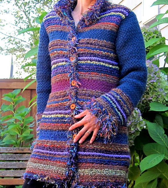 Ravelry: GoldenLucyCrafts' Knitted long jacket