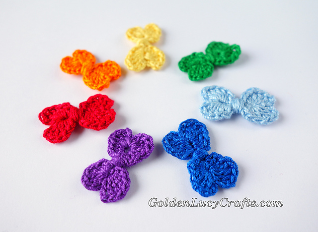 Mini Bow, Hearts Bow