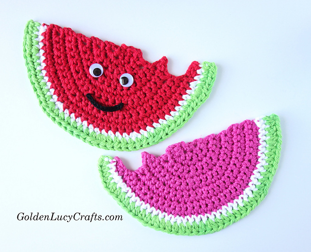Watermelon Applique or Coaster