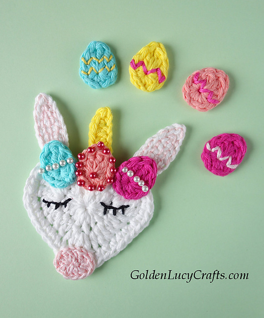 Easter Unicorn Applique