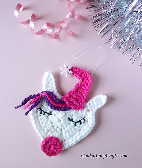 Unicorn Christmas Ornament