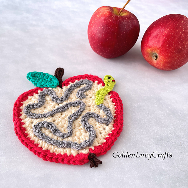 Apple With Worm