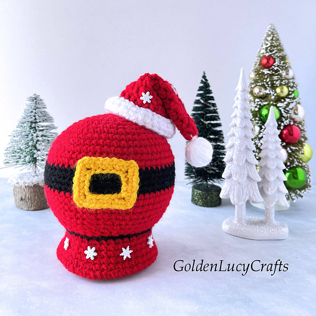 Santa Belly Snow Globe