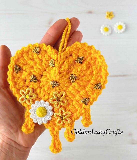 Honey Heart Ornament