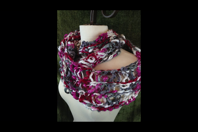 Spring Vine Infinity Scarf