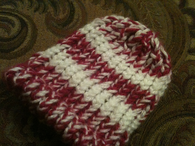 Banded Beanie with Decreased Crown