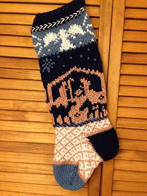 Nativity Christmas Stocking