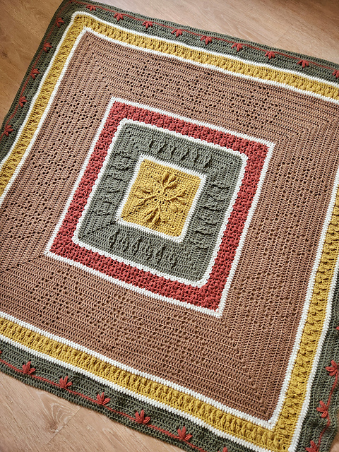 Autumn Bloom Granny Square