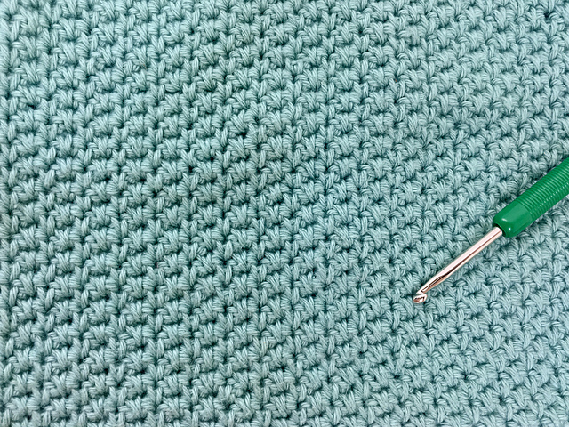 Alternating Spike Stitch Hot Pad