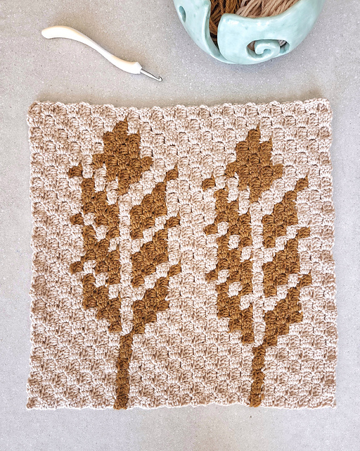 Ears of Wheat C2C Square