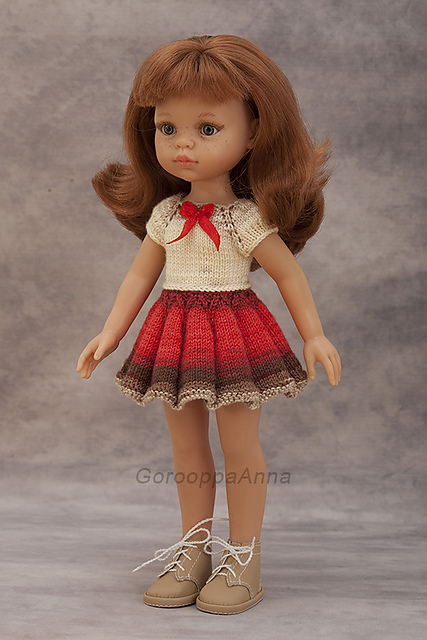 Doll dress with bouffant skirt