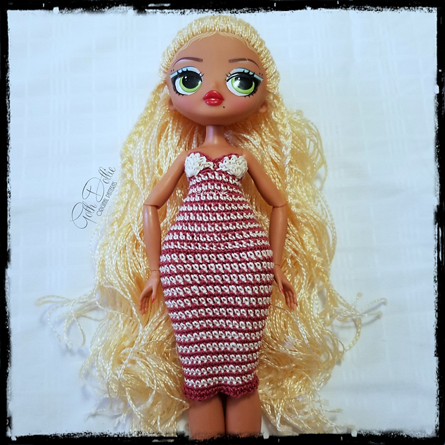 LOL OMG Fierce doll ADDY gown