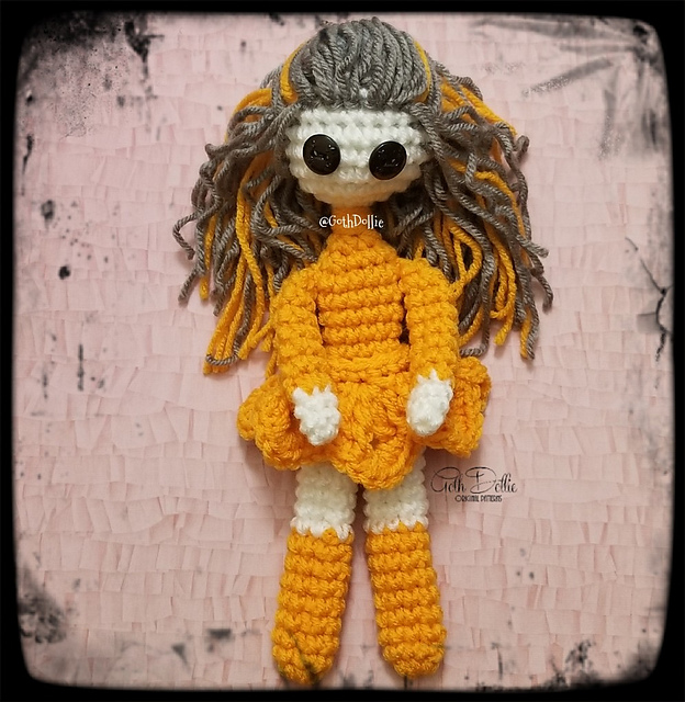 Amigurumi Small (FLAT) Lankee Doll