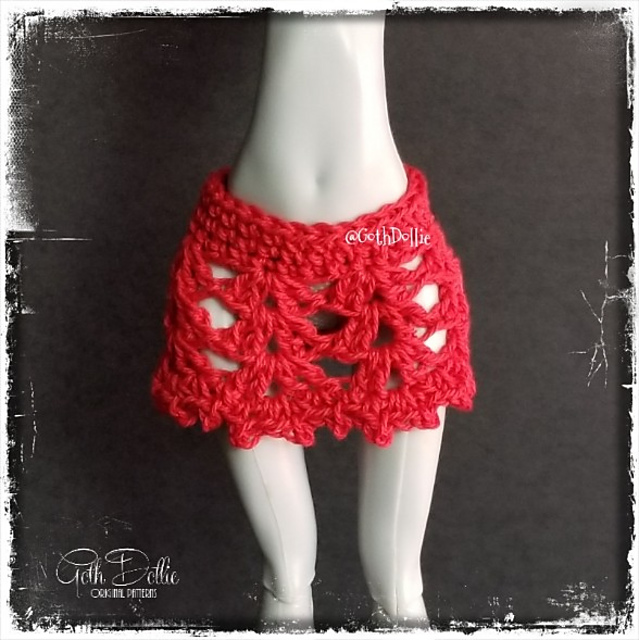 Monster Ever After High Fiesta Skirt by GothDollie