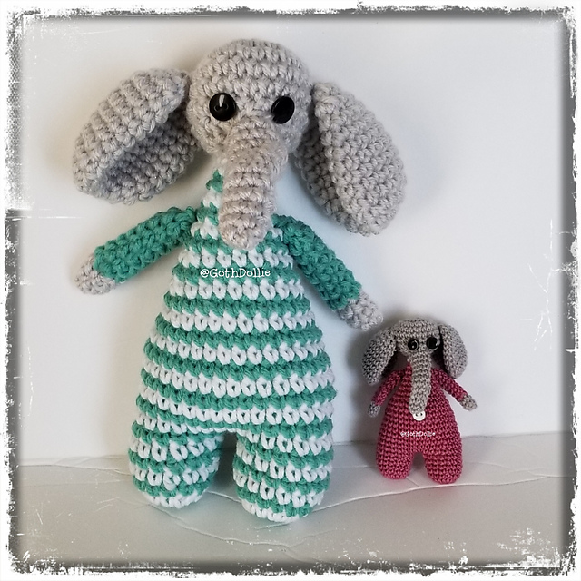Amigurumi Bootyful Elephant doll
